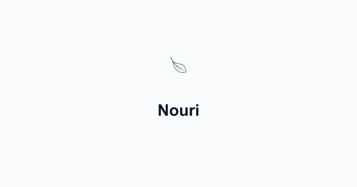 Official Nouri brand mark