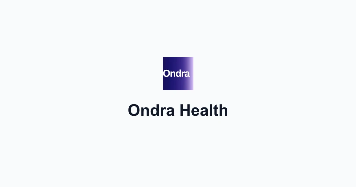Official Ondra Health brand mark