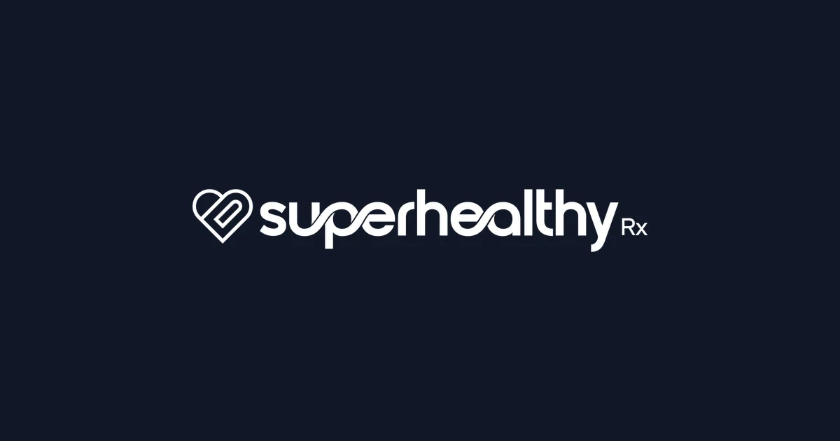 Official Super Healthy Rx brand mark