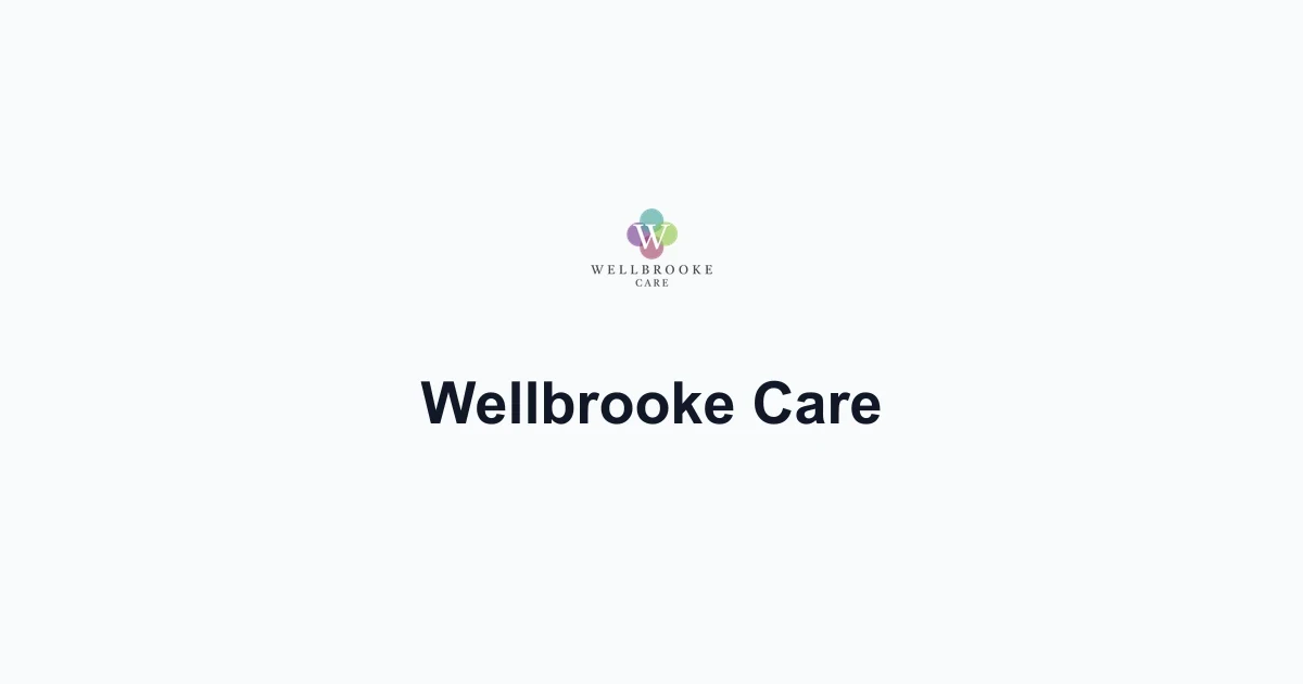 Official Wellbrooke Care brand mark
